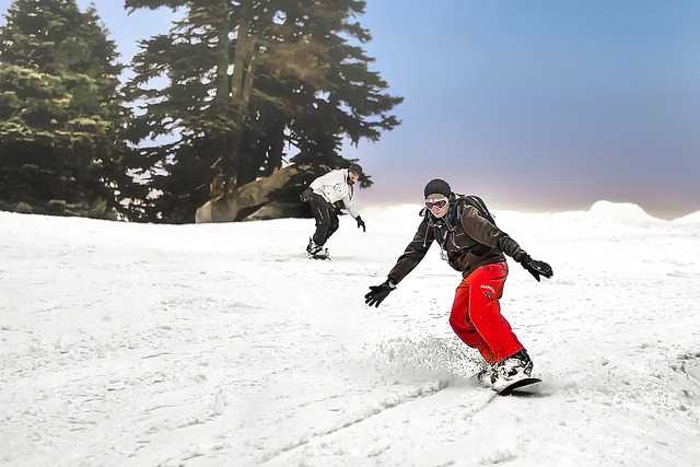 snowboarding fun